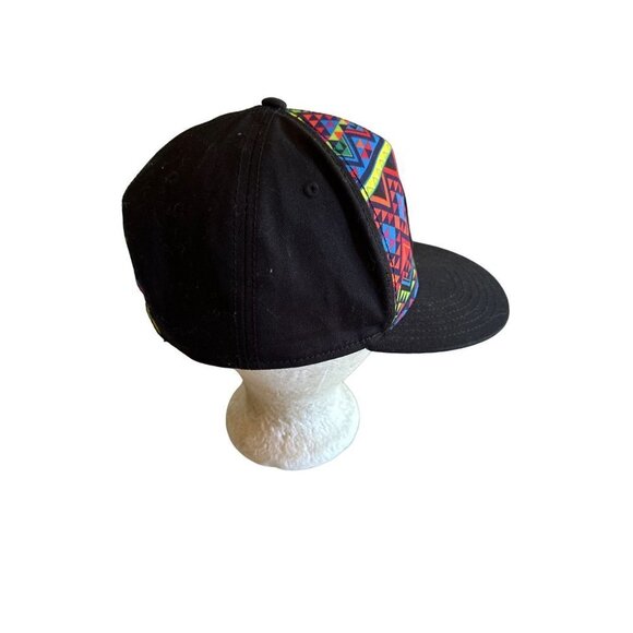 Sou/Lo Multi Color Aztec Print Black Adjustable Hat Cap - Picture 5 of 8